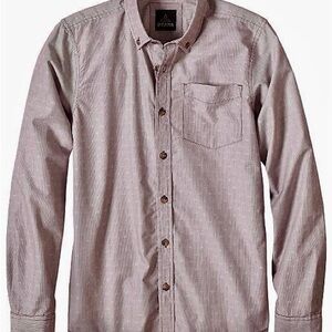 Prana Reinhold Shirt Eggplant Striped
